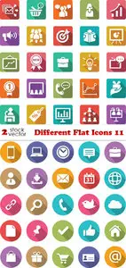 Vectors - Different Flat Icons 11