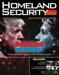 Homeland Security Today - August/September 2016