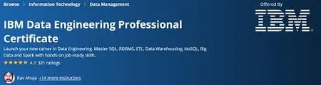 IBM Data Engineering Professional Certificate (update 08/2023)