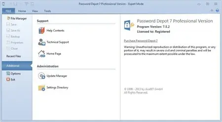 Password Depot Professional 7.5.2