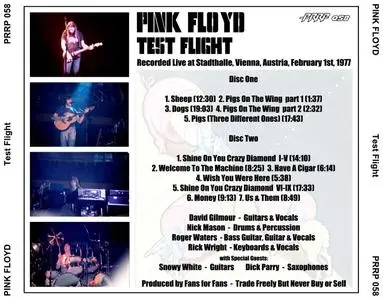 Pink Floyd - Test Flight (1977)