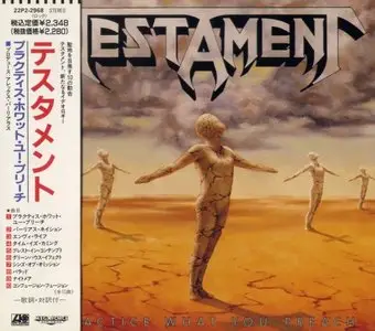 Testament - Practice What You Preach (1989) [Japan 1st press]