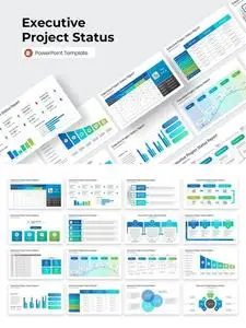 Executive Project Status PowerPoint Template