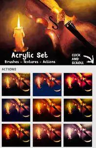 CreativeMarket - Acrylic Set