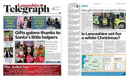 Lancashire Telegraph (Blackburn, Darwen, Hyndburn, Ribble Valley) – December 24, 2022