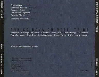 Enrico Rava Quintet - Tribe (2011) {ECM 2218}