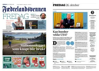 Fædrelandsvennen – 26. oktober 2018
