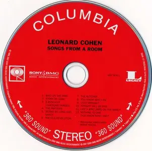 Leonard Cohen - Songs From A Room (1969) {2007, Remastered} Re-Up