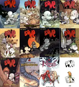 Jeff Smith: Bone Tomo 1 - Tomo 9;  Estúpidas, Estúpidas Mostrorratas y Rose