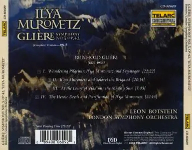 Leon Botstein, London Symphony Orchestra - Reinhold Glière: Symphony No. 3 "Il'ya Murometz" (2003)