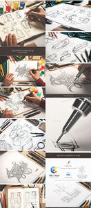 GraphicRiver - Sketchbook Mock-Up / Artists Edition