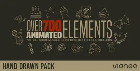 Hand Drawn Elements Pack - Presets for After Effects (VideoHive)