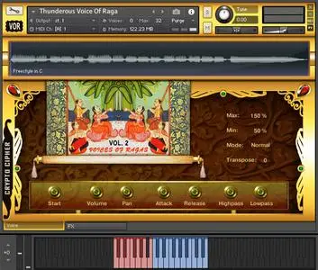 Crypto Cipher Voices Of Ragas Vol 2 KONTAKT