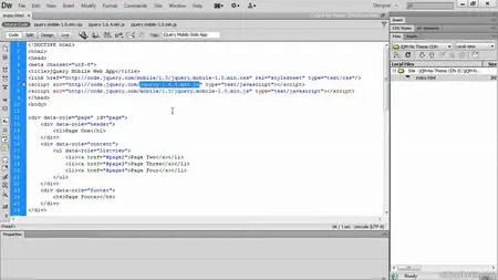 jQuery Mobile: Building a Mobile Website