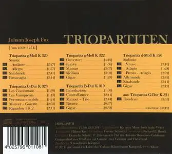 La Gioconda - Johann Joseph Fux: Triopartitten (2011)