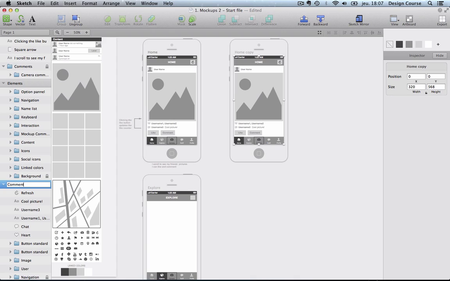Mobile App Design from scratch with Sketch 3 : UX and UI [repost]