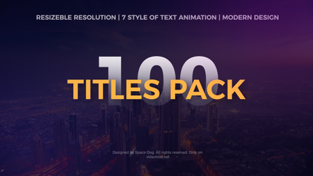 The Titles Pack - Project for After Effects (VideoHive)