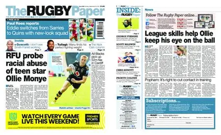 The Rugby Paper – September 26, 2021