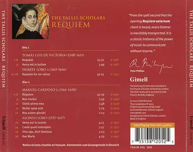 The Tallis Scholars - Requiem (2005, Gimmel Records # CDGIM 205)