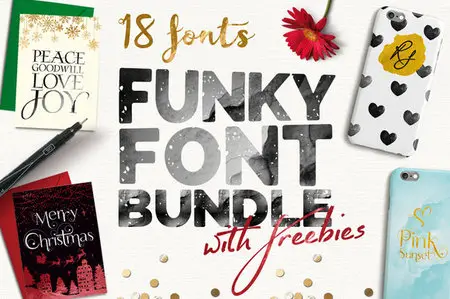 CreativeMarket - Funky Font Bundle