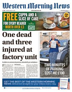 Western Morning News Devon – 25 August 2022