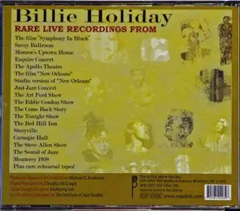 Billie Holiday - Rare Live Recordings 1934-1959 (2007) 5CD Box Set