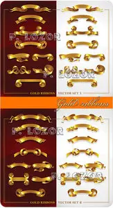 Gold ribbons
