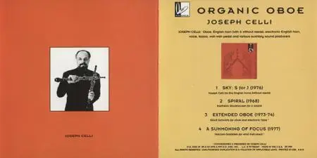 Joseph Celli - Organic Oboe (1978) {O.O. Discs #1 rel 1991 - Stockhausen, Celli, Goldstein, and Schwartz}