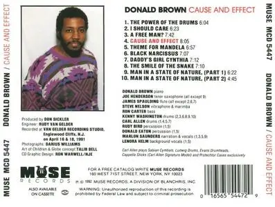 Donald Brown - Cause and Effect (1992) {Muse}