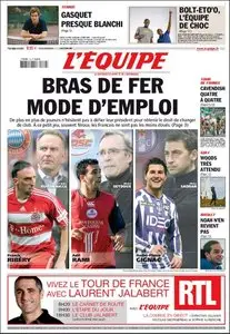 L'Équipe, du Jeudi 16 Juillet 2009.