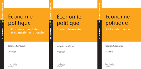 Jacques Généreux, "Économie politique", tomes 1-3, 7e éd.