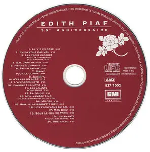 Édith Piaf - 30e Anniversaire (1993)