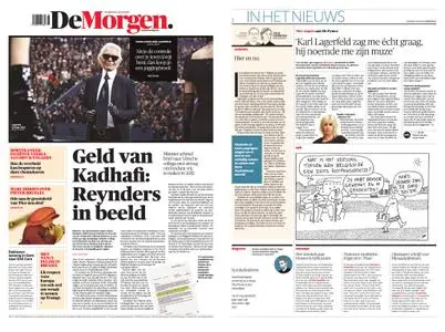 De Morgen – 20 februari 2019