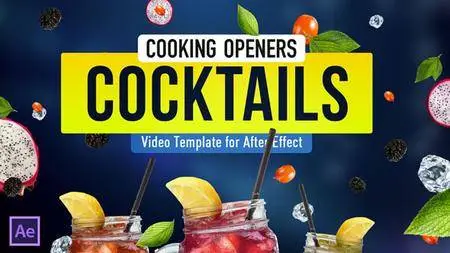 Cooking Design Pack - Cocktails - Project for After Effects (VideoHive)