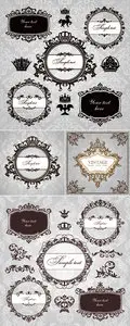 Vintage Frames Vector 5