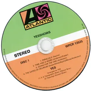 Yes - Yesshows (1980) [2009, Japan SHM-CD]