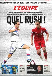 L'EQUIPE (01 Septembre 2011)