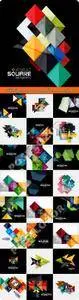 Abstract geometry covers template vector background