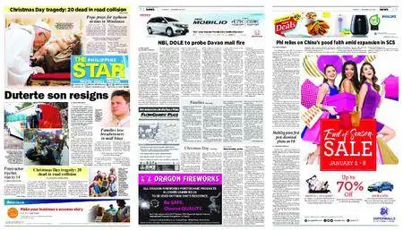 The Philippine Star – Disyembre 26, 2017