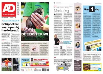 Algemeen Dagblad - Alphen – 12 oktober 2018