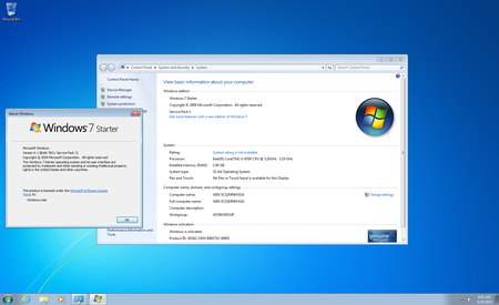 Windows 7 Starter SP1 March 2023 (x86) Multilingual Preactivated