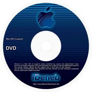 VmWare Image: MacOS X leopard 10.5.8 (iDeneb v1.6 Lite Edition)