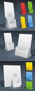 Brochure Holders Vector