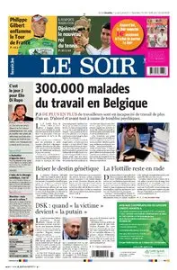 LE SOIR 04 JUILLET 2011