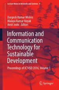 Information and Communication Technology for Sustainable Development