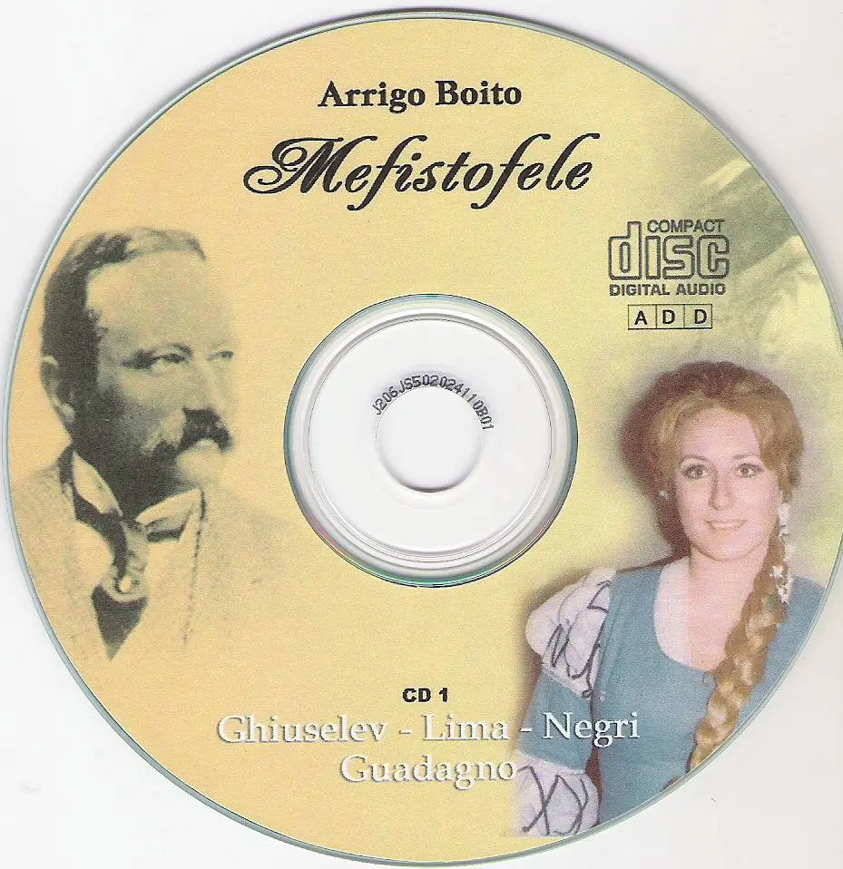 Boito - Mefistófele - Ghiuselev - Lima - Negri  ( 2 CD 2006 )