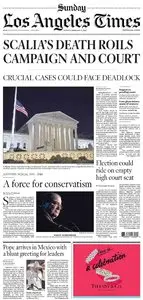 Los Angeles Times February 14, 2016
