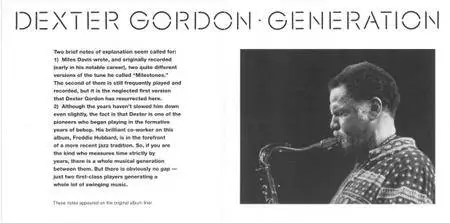 Dexter Gordon - Generation (1972) {Prestige OJC 836 rel 1994}