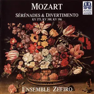 Mozart - Serenades KV 375 & KV 388; Divertimento KV 186 (Ensemble Zefiro)  (1996)