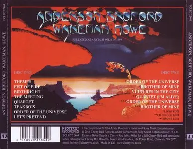 Anderson Bruford Wakeman Howe - ABWH (1989) [Remastered 2014] 2CD